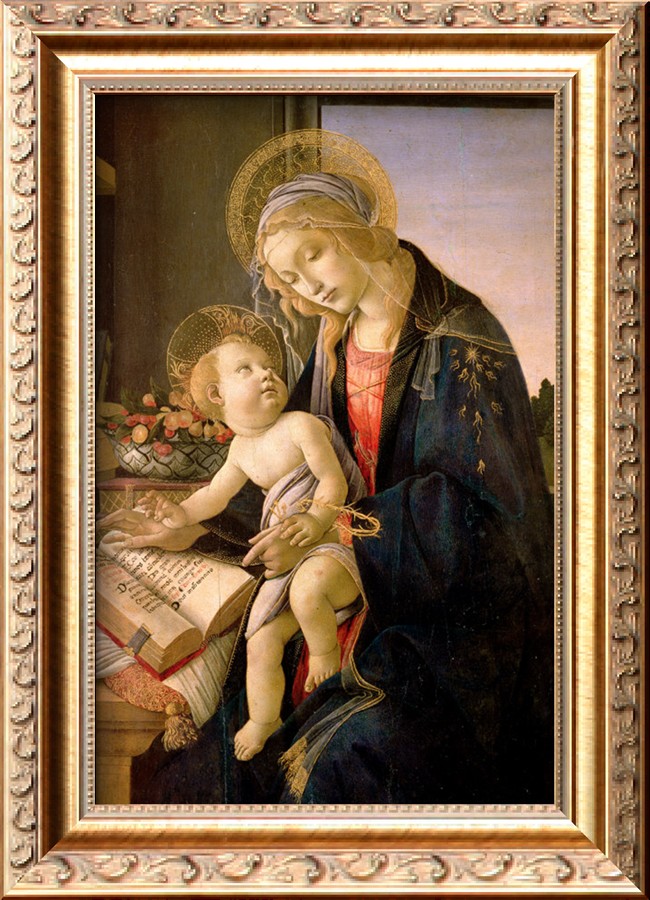 The Virgin Teaching The Infant Jesus To Read By Sandro Botticelli
